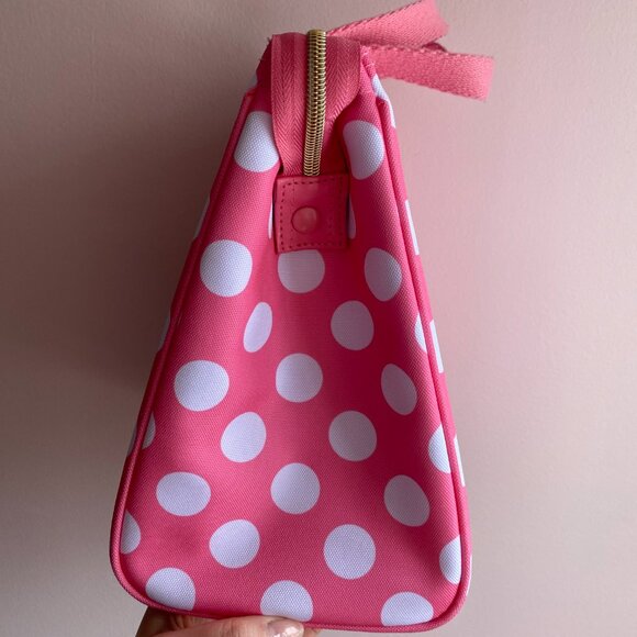 Kate Spade cute pink polka dot lunch bag - Picture 5 of 7